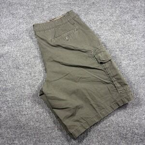 Roebuck & Co Shorts Mens 40 Olive Green Cotton Cargo Casual Outdoor